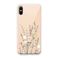 Floral Bush Transparent Silicon Case For iPhone X/Xs