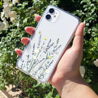 Floral Bush Anti Yellow Clear Case For iPhone 12 Mini