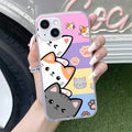 Cute Cat Transparent Silicon Case For iPhone - ShopOnCliQ