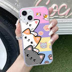 Cute Cat Transparent Silicon Case For iPhone - ShopOnCliQ