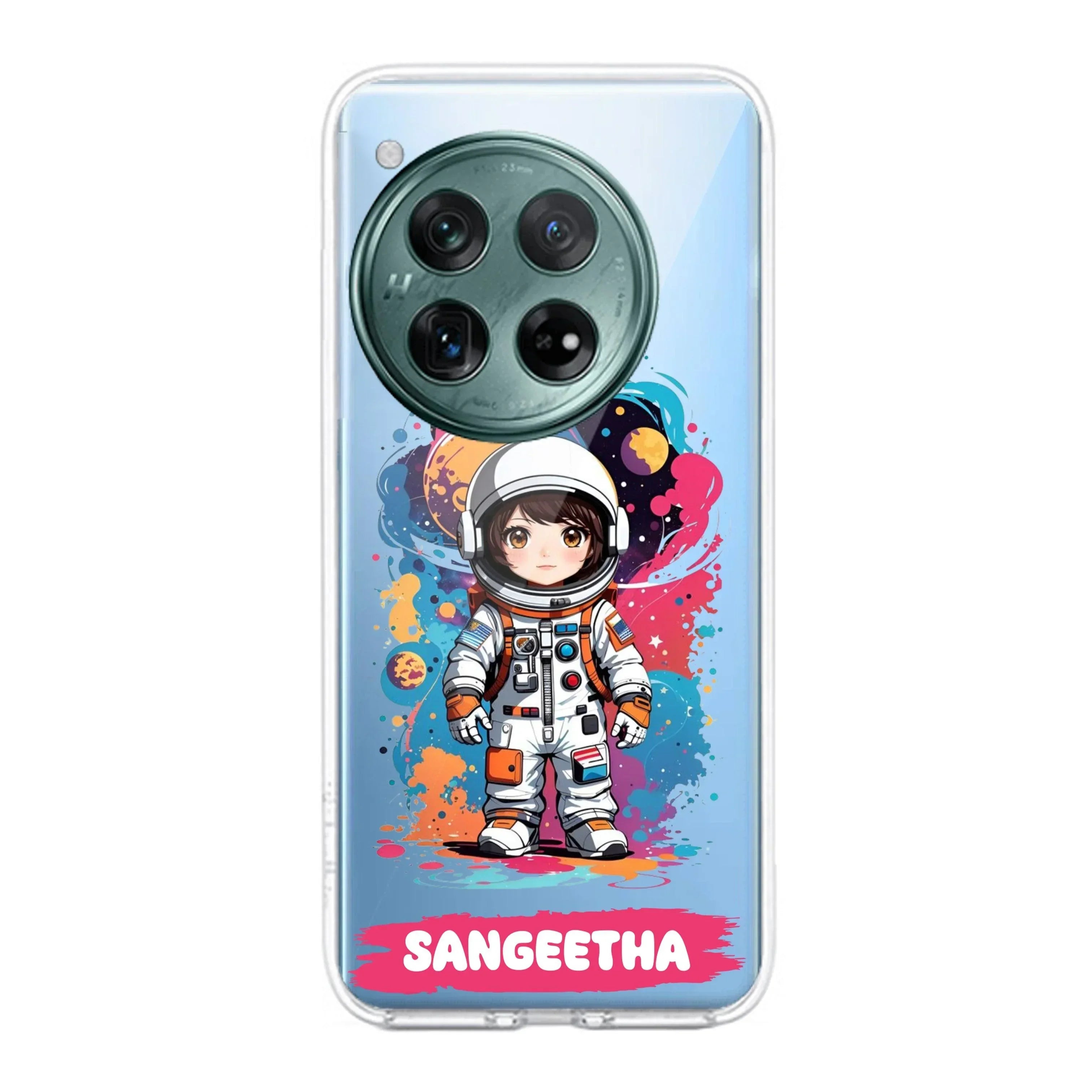 Astronaut Customize Transparent Silicon Case For OnePlus - ShopOnCliQ