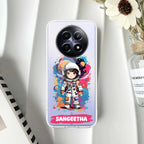 Astronaut Customize Transparent Silicon Case For Realme 12X 5G
