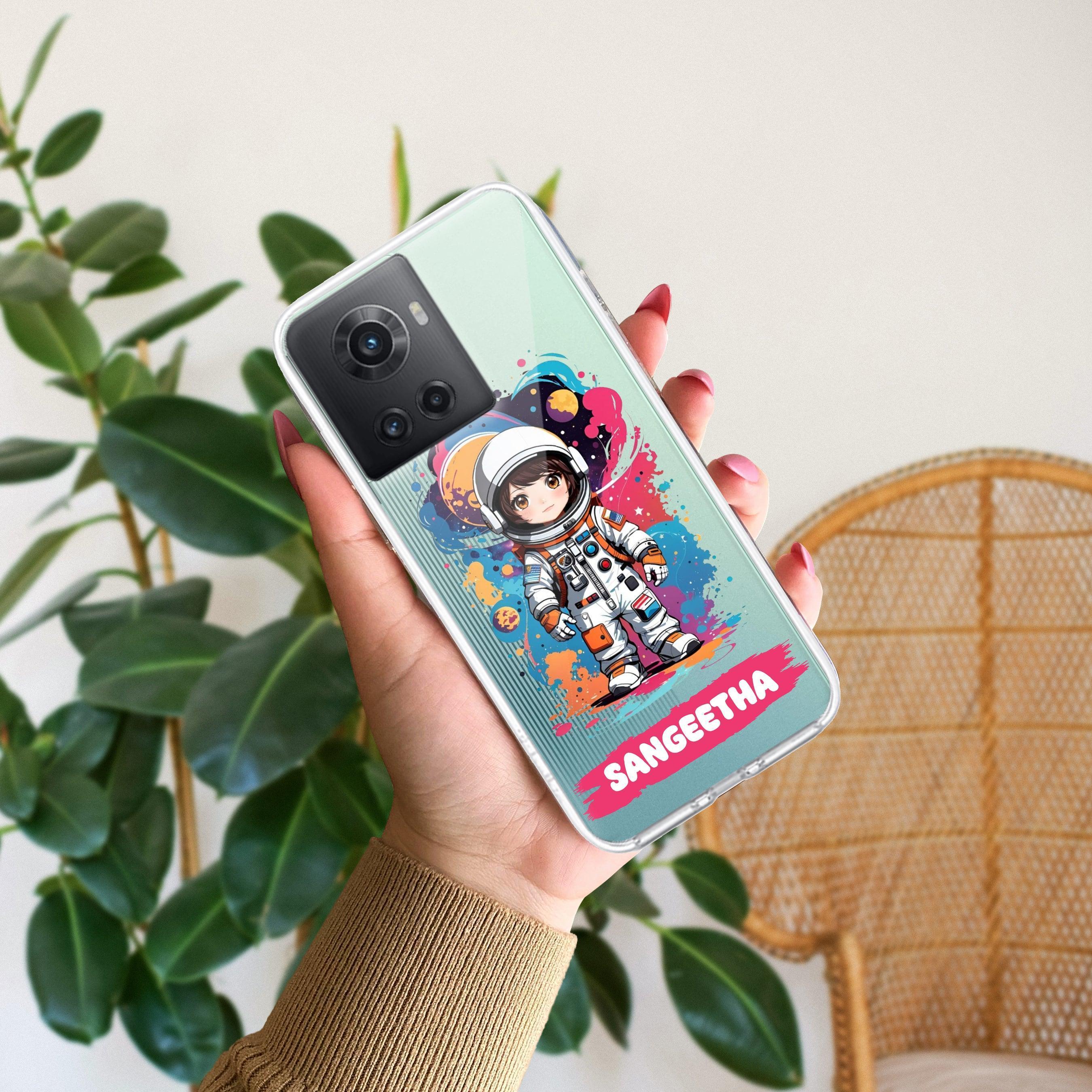 Astronaut Customize Transparent Silicon Case For OnePlus - ShopOnCliQ
