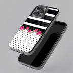 Elegant Rose Parad Glass Case Cover For iQOO - ShopOnCliQ