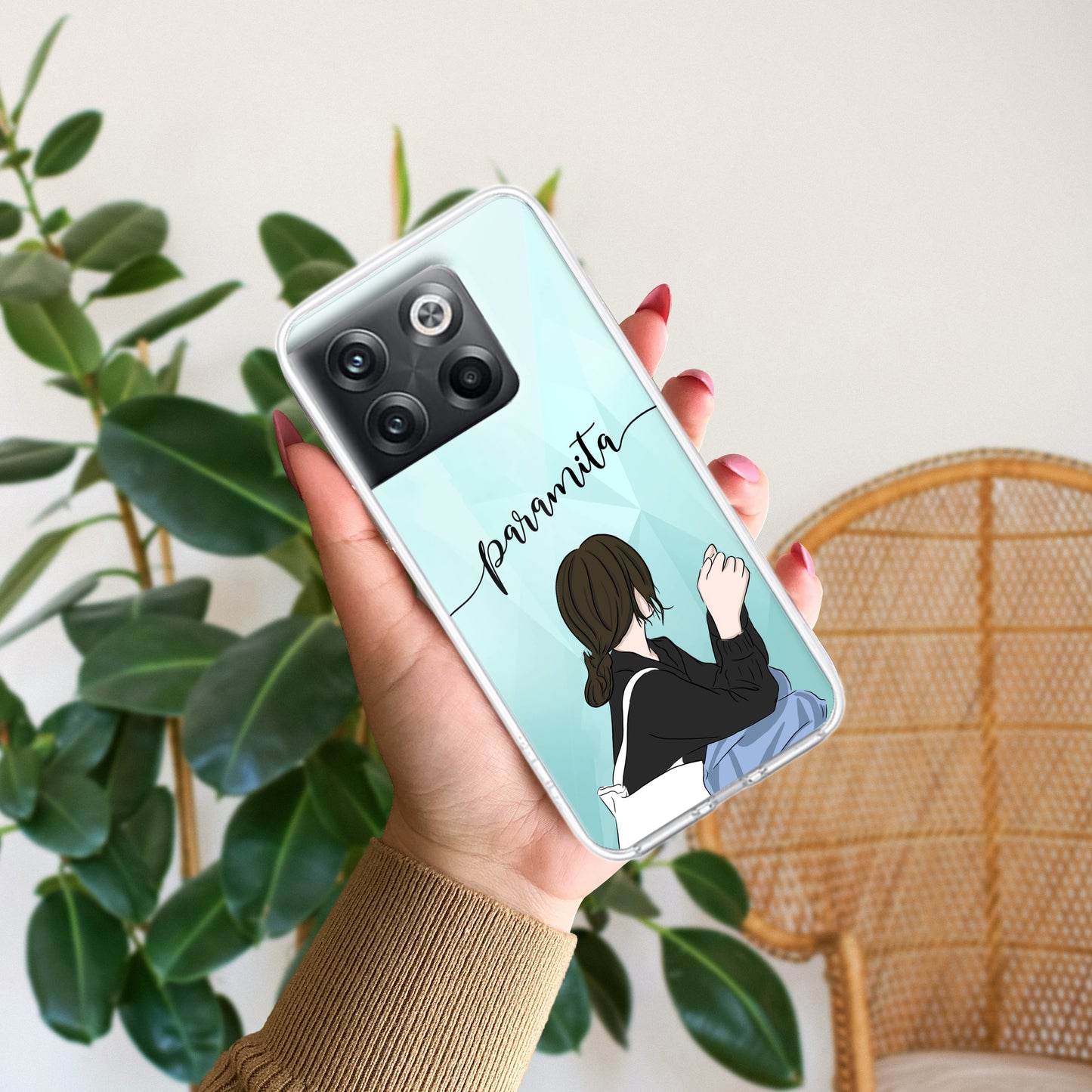 Relax Mood Customize Transparent Silicon Case For OnePlus