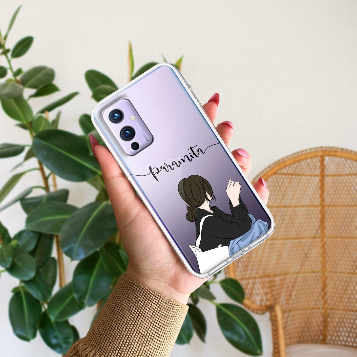 Relax Mood Customize Transparent Silicon Case For OnePlus