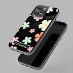 Colorfull Daisy Floral Glass Case Cover For iQOO - ShopOnCliQ