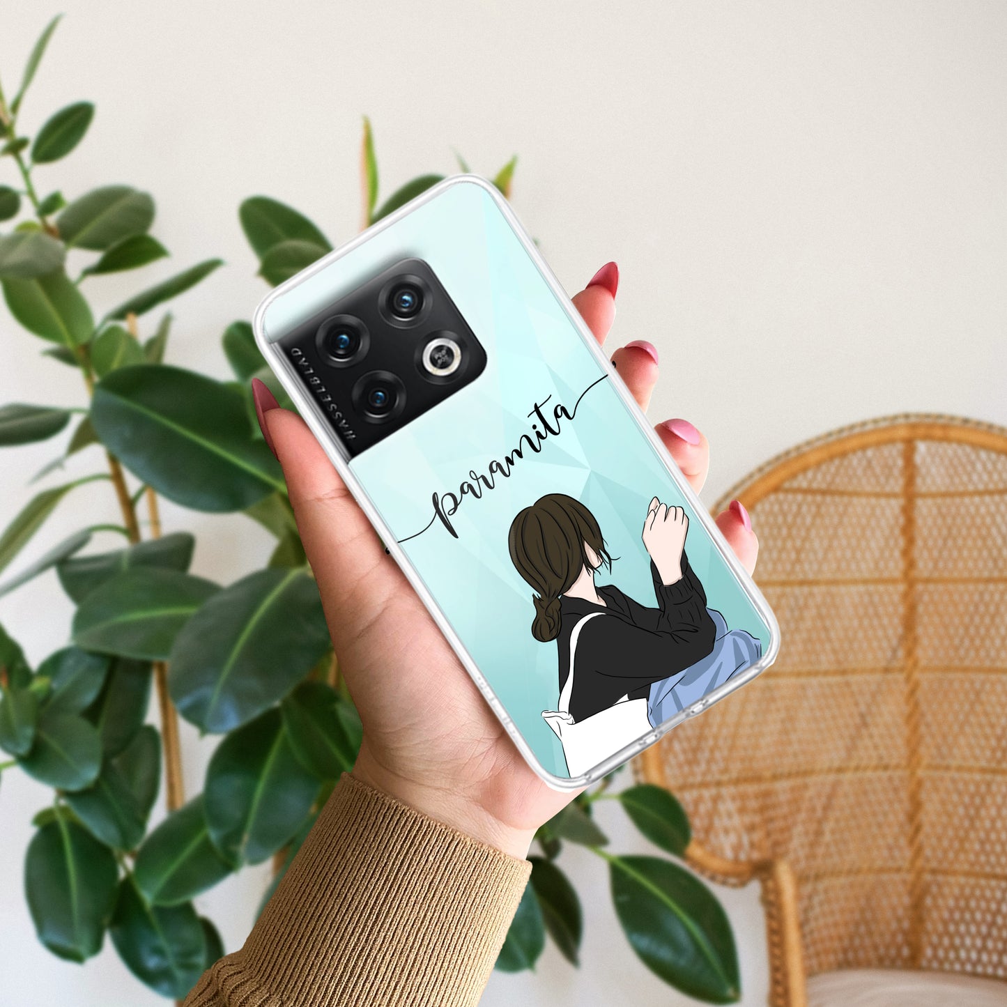 Relax Mood Customize Transparent Silicon Case For OnePlus