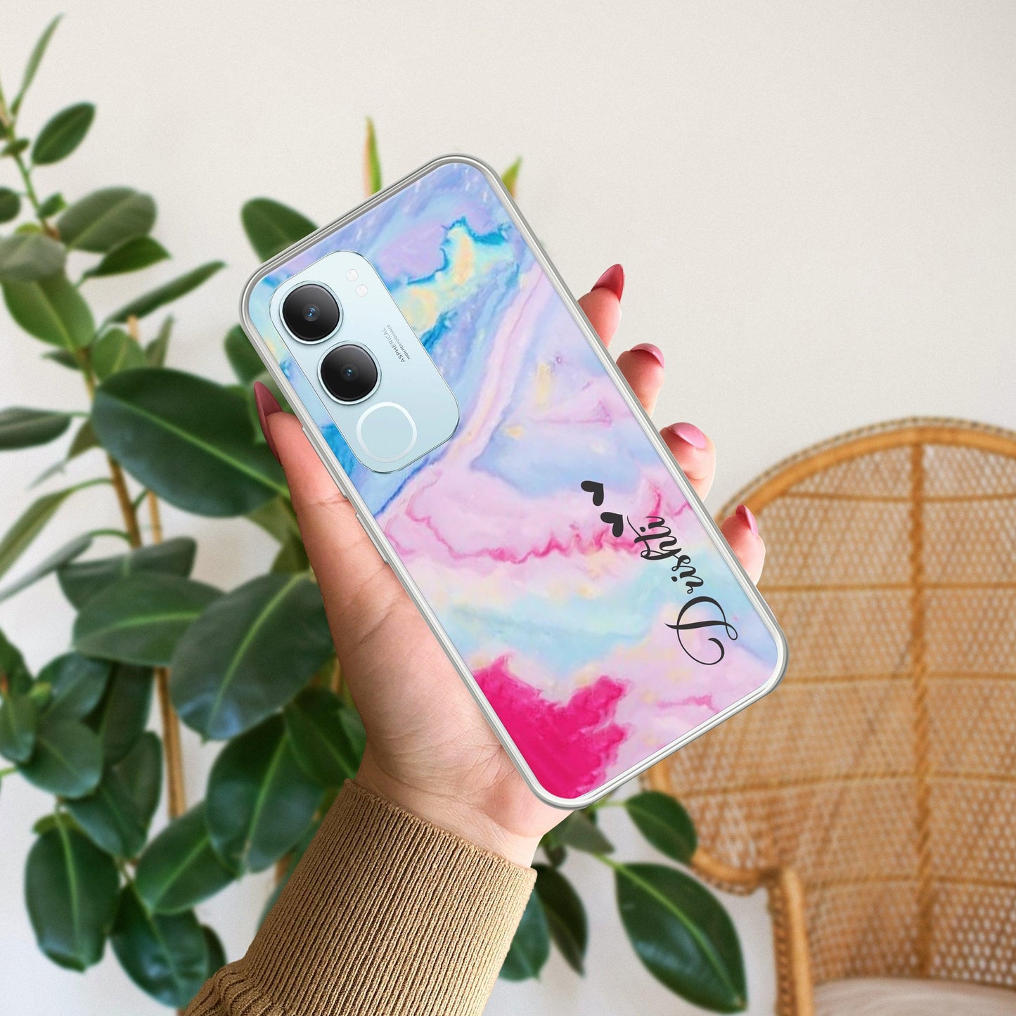 Customized Rainbow Silicon Case For Vivo