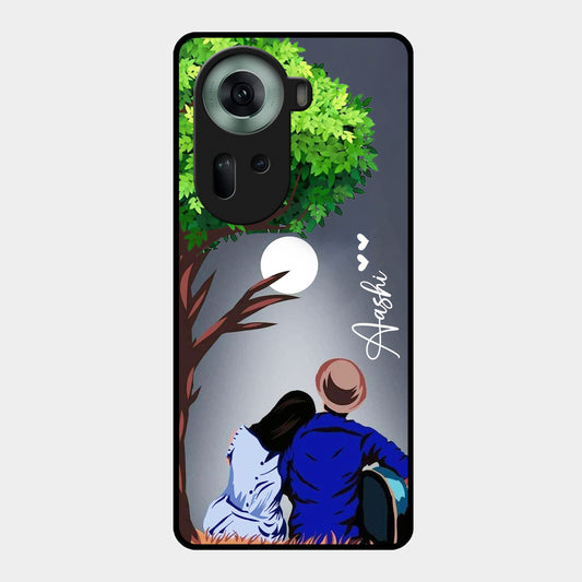 Couple Glossy Metal Case Cover For Oppo