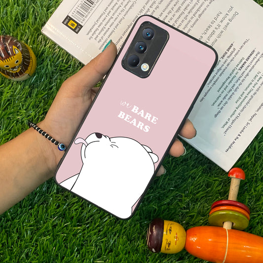 We Bare Bears Pink Glossy Metal Case Cover For Realme