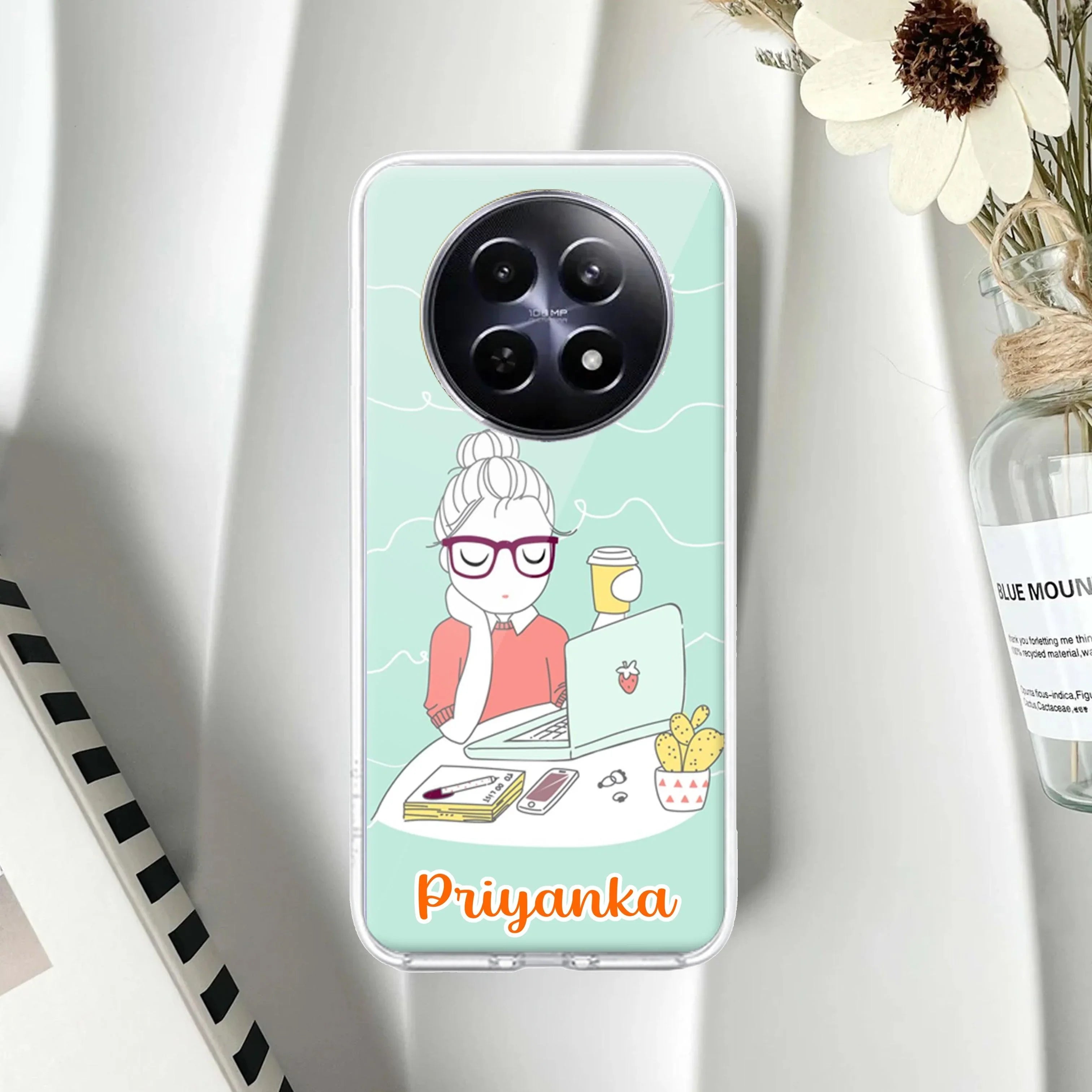 Creator Girl Customize Anti Yelllow Case For Realme 14 Pro Lite 5G