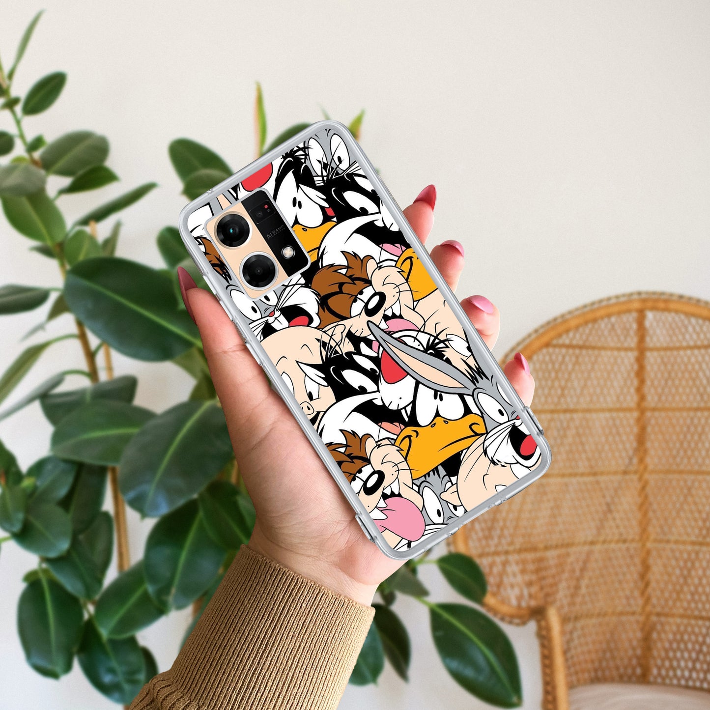 Cute Bugs Bunny Silicon Case For Oppo