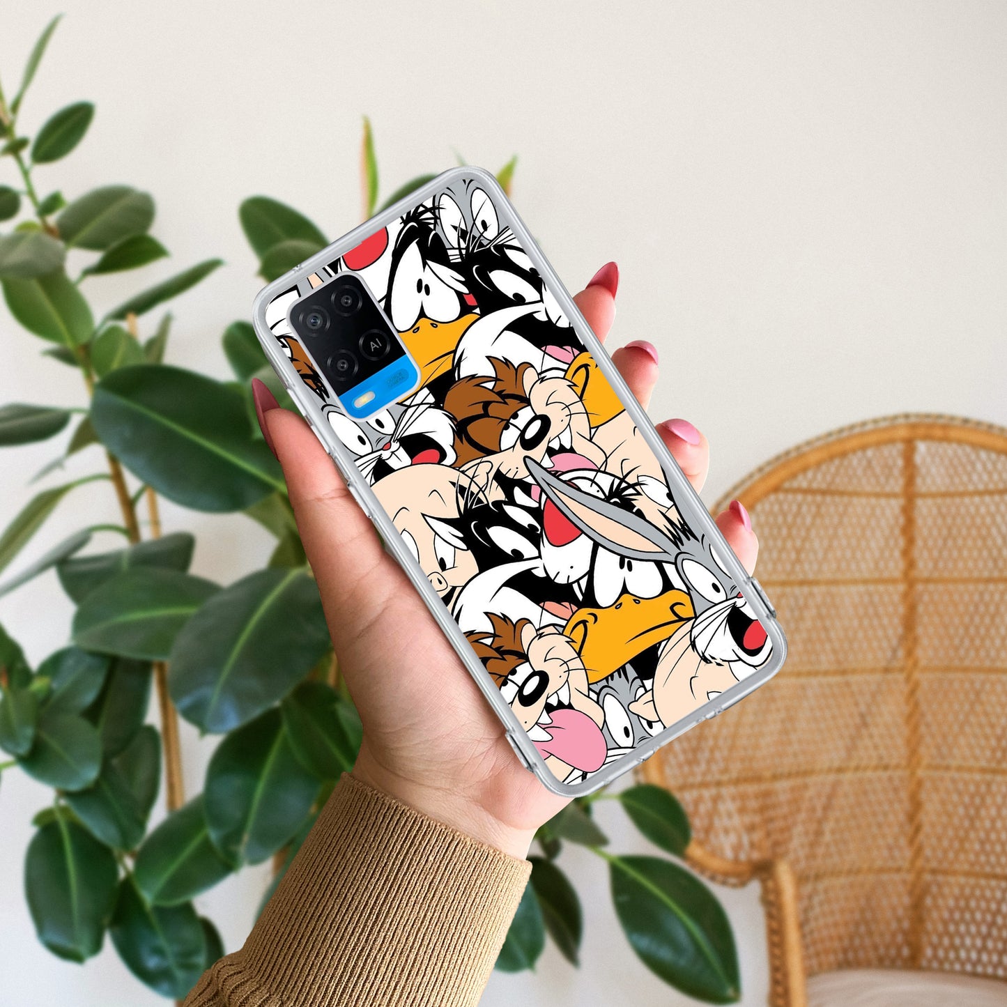 Cute Bugs Bunny Silicon Case For Oppo