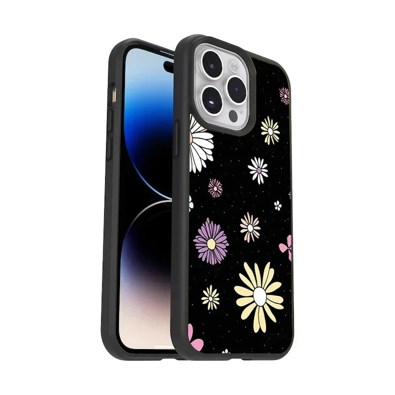 Seamless Floral Glossy Metal Case Cover For Poco - ShopOnCliQ