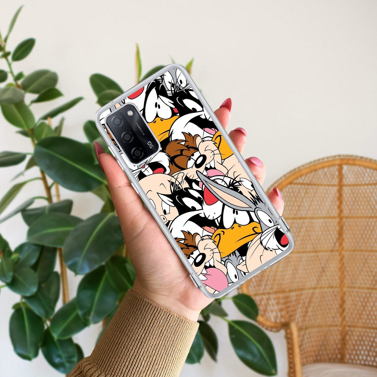 Cute Bugs Bunny Silicon Case For Oppo