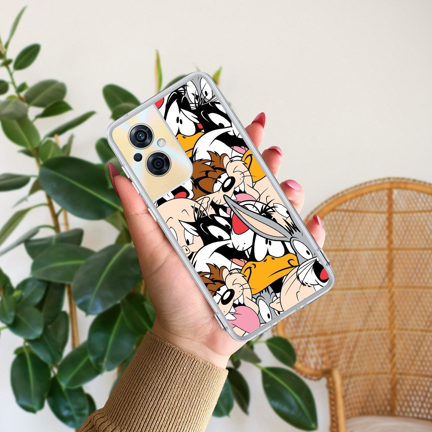 Cute Bugs Bunny Silicon Case For Oppo