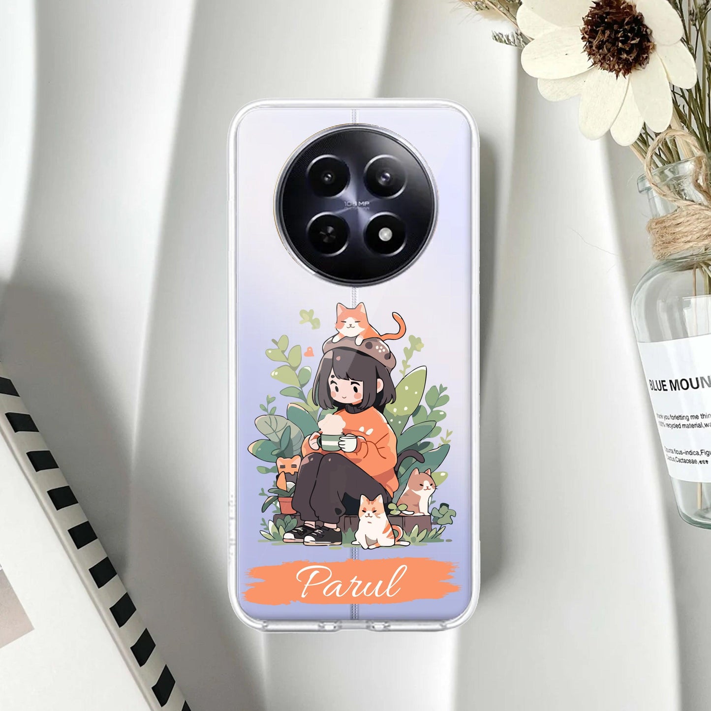 Cat Lover Customize Transparent Silicon Case For Realme/Narzo - ShopOnCliQ