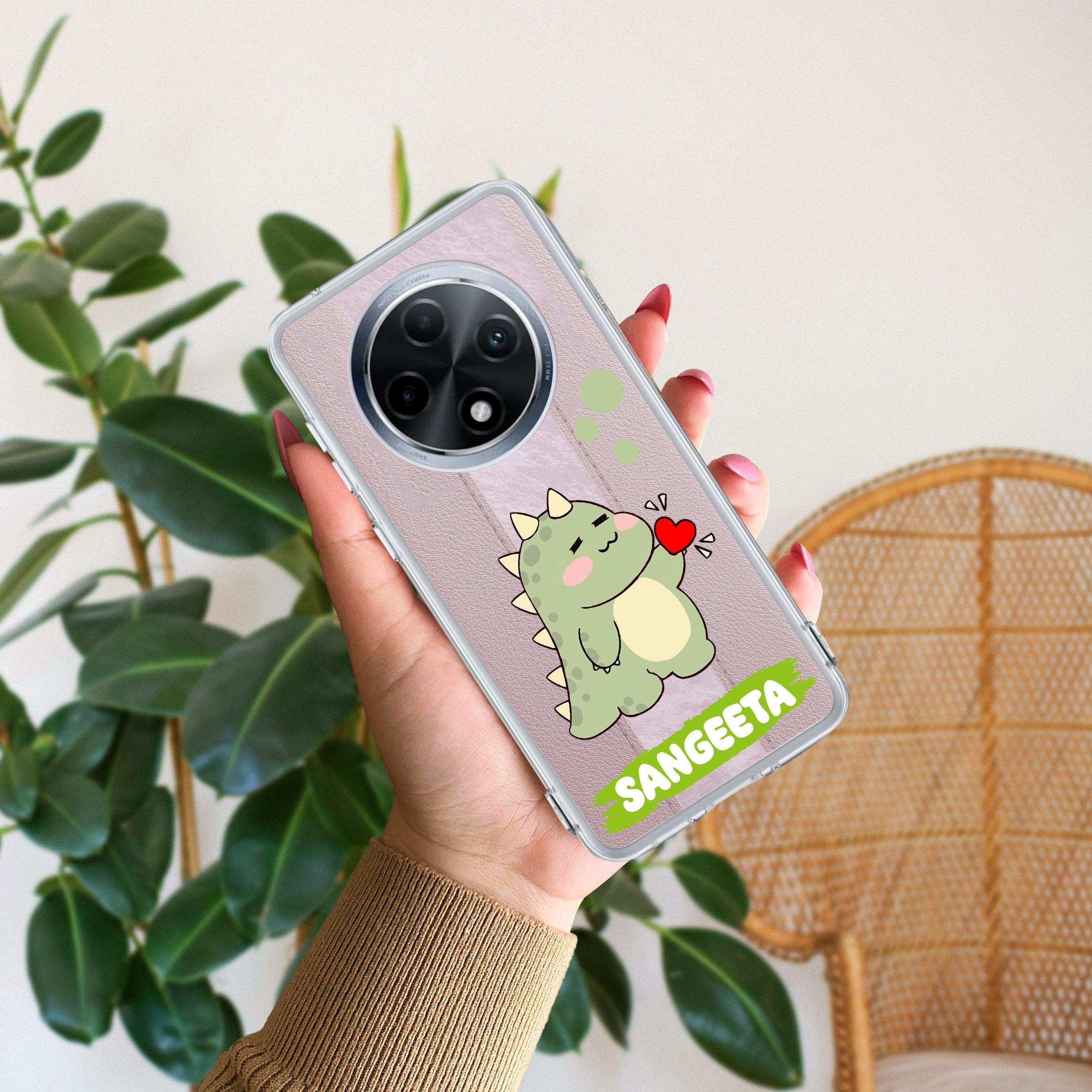 Mini Dino Customize Transparent Silicon Case For Oppo Reno 11 Pro 5G