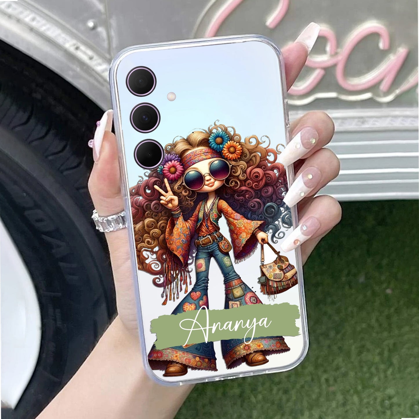 Ranngers Girl Customize Transparent Silicon Case For Samsung