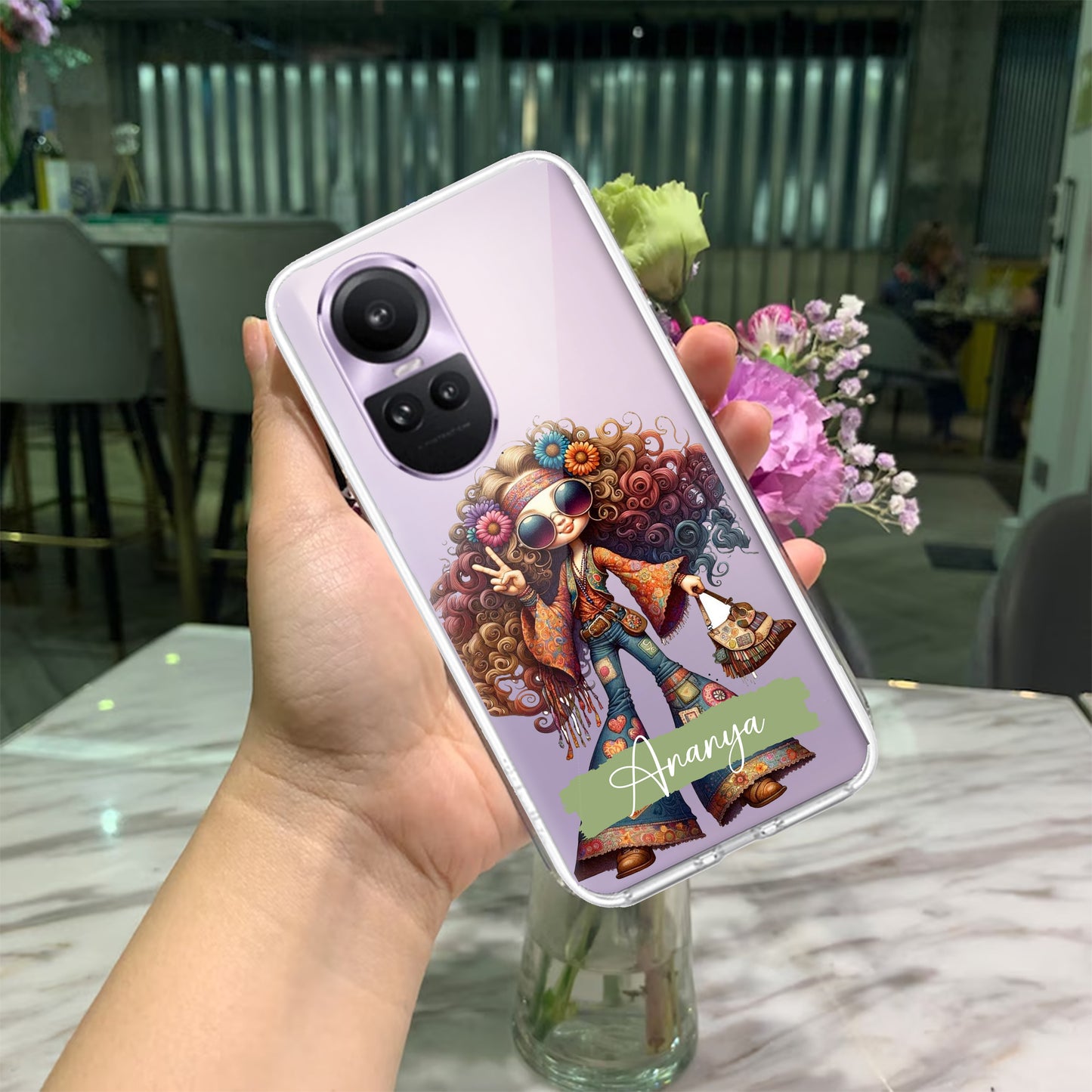 Ranngers Girl Customize Transparent Silicon Case For Oppo