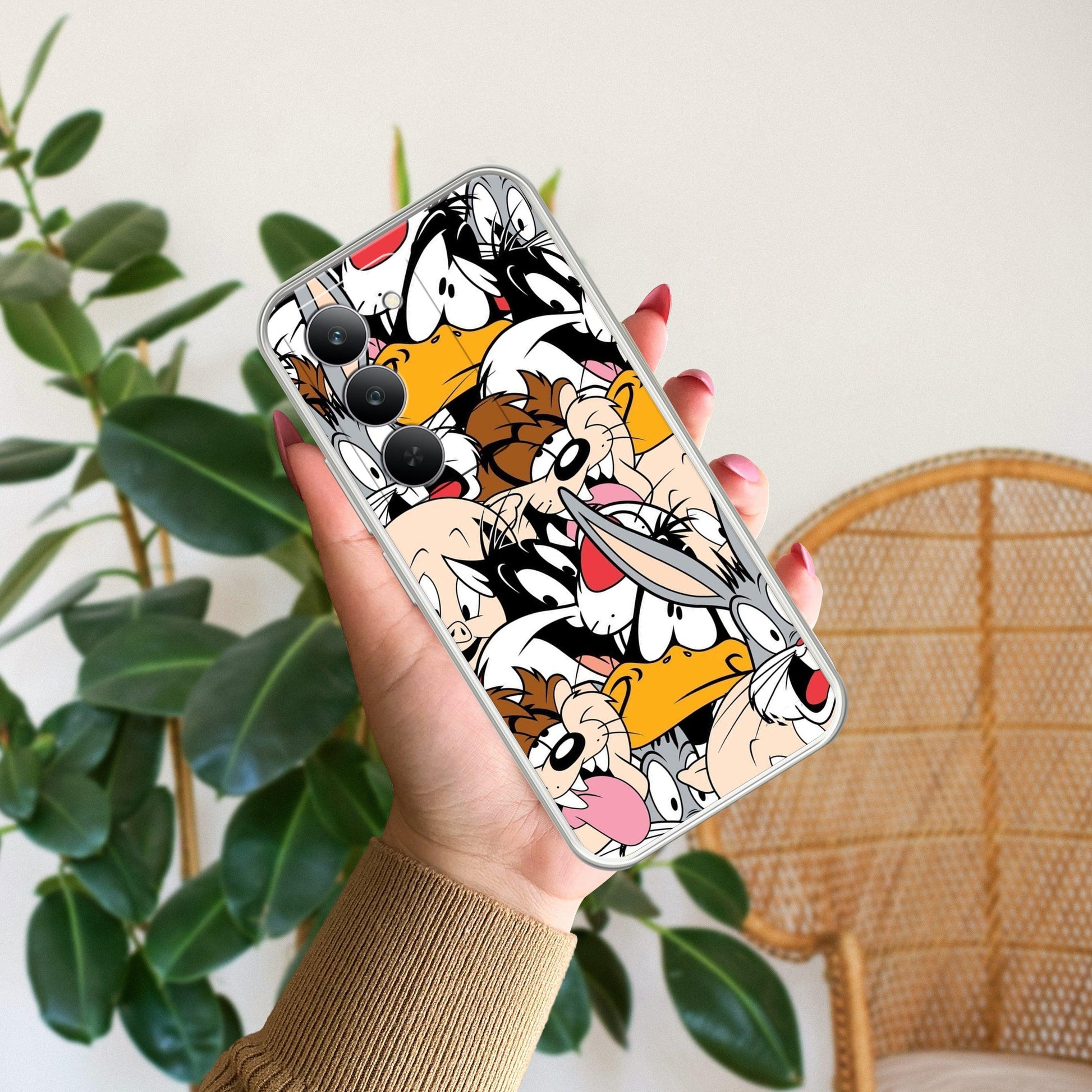 Cute Bugs Bunny Silicon Case For Realme/Narzo - ShopOnCliQ