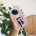 Caring Couple Customize Transparent Silicon Case For Oppo F25 Pro 5G