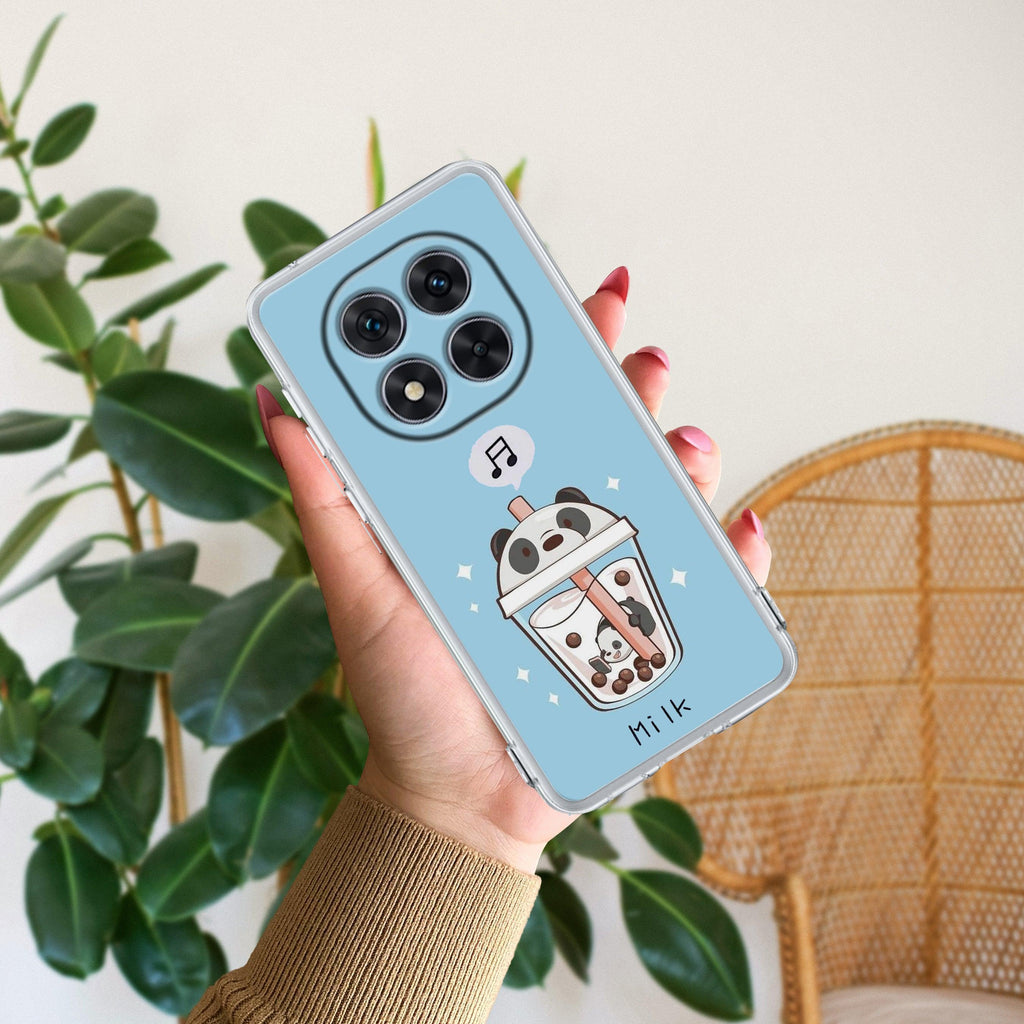 Cartoon Milk Tea We Bare Bears Silicon Case For Redmi 13 5G