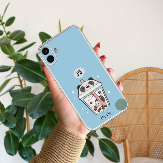 Cartoon Milk Tea We Bare Bears Silicon Case For Nothing