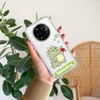 Mini Dino Customize Transparent Silicon Case For Realme 12 Pro Plus 5G