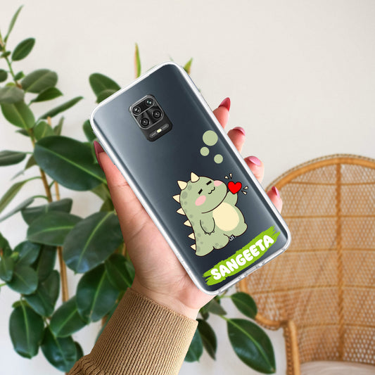 Mini Dino Customize Transparent Silicon Case For Poco