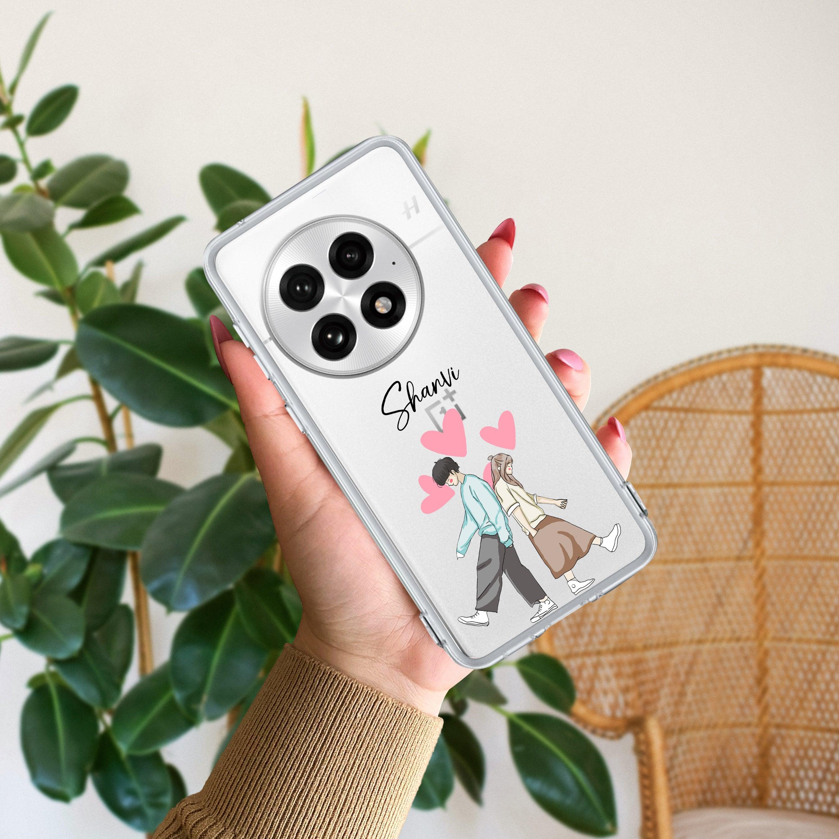 Love Couple Customize Transparent Silicon Case For OnePlus - ShopOnCliQ