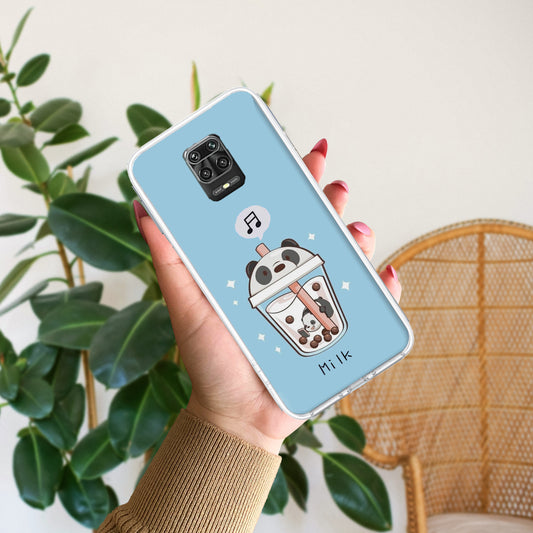 Cartoon Milk Tea We Bare Bears Silicon Case For Poco