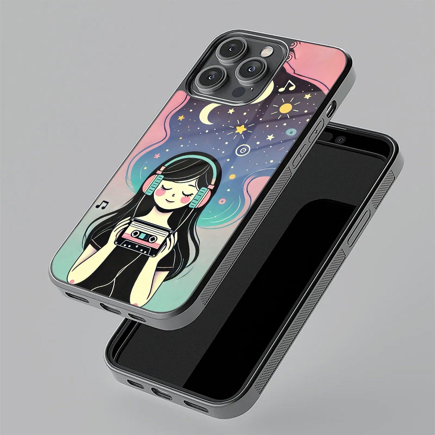 Luna Glass Case Cover For Vivo - ShopOnCliQ