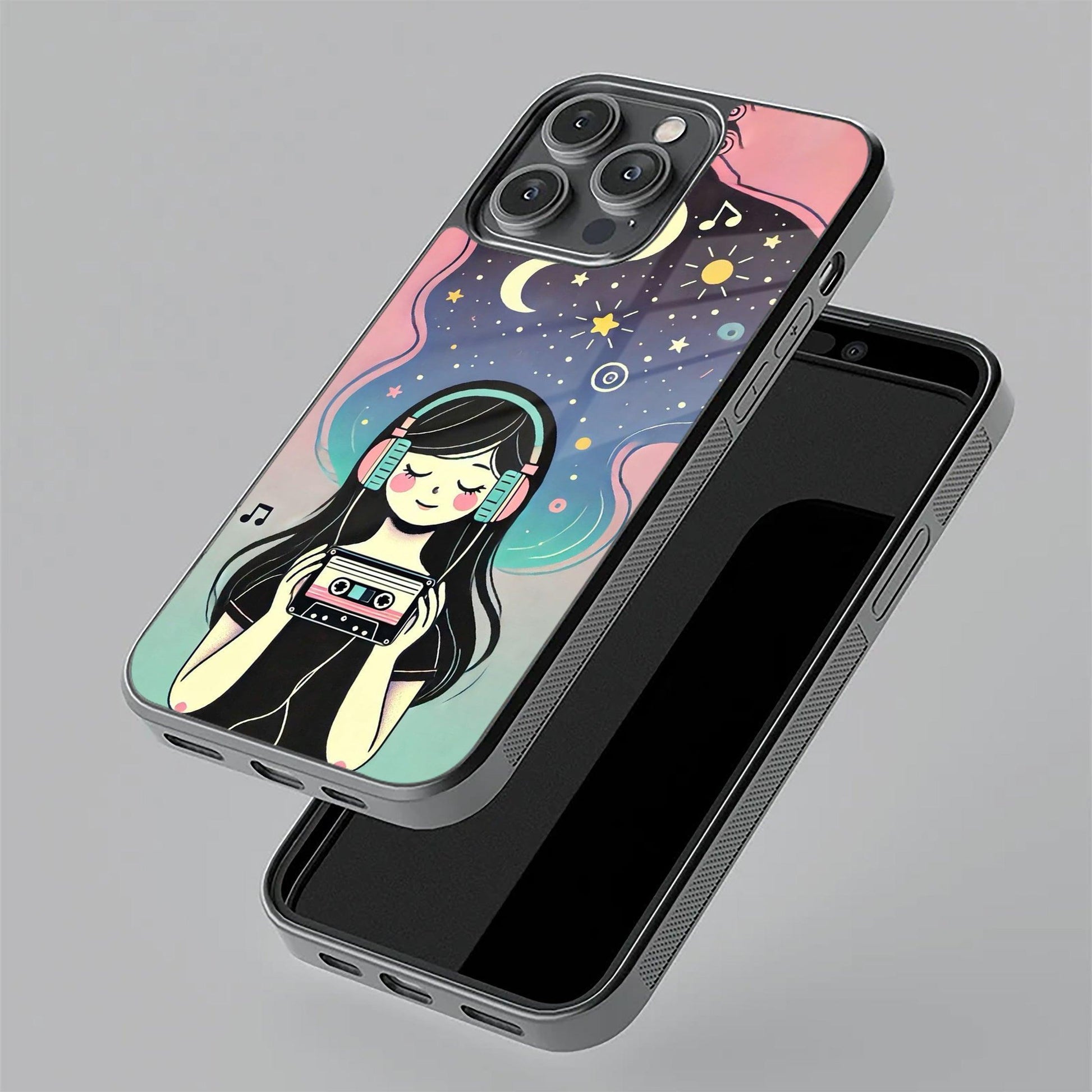 Luna Glass Case Cover For Vivo - ShopOnCliQ