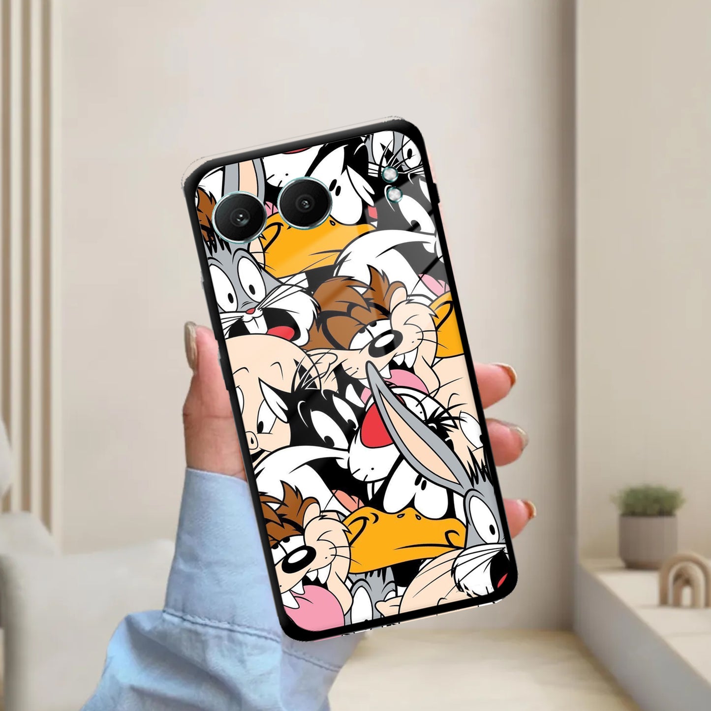 Cute Bugs Bunny Glossy Metal Case Cover For OnePlus