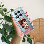 Little Girl Customize Transparent Silicon Case For Redmi 13 5G