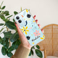 Multi Floral Customize Transparent Silicon Case For Vivo Y29 5G