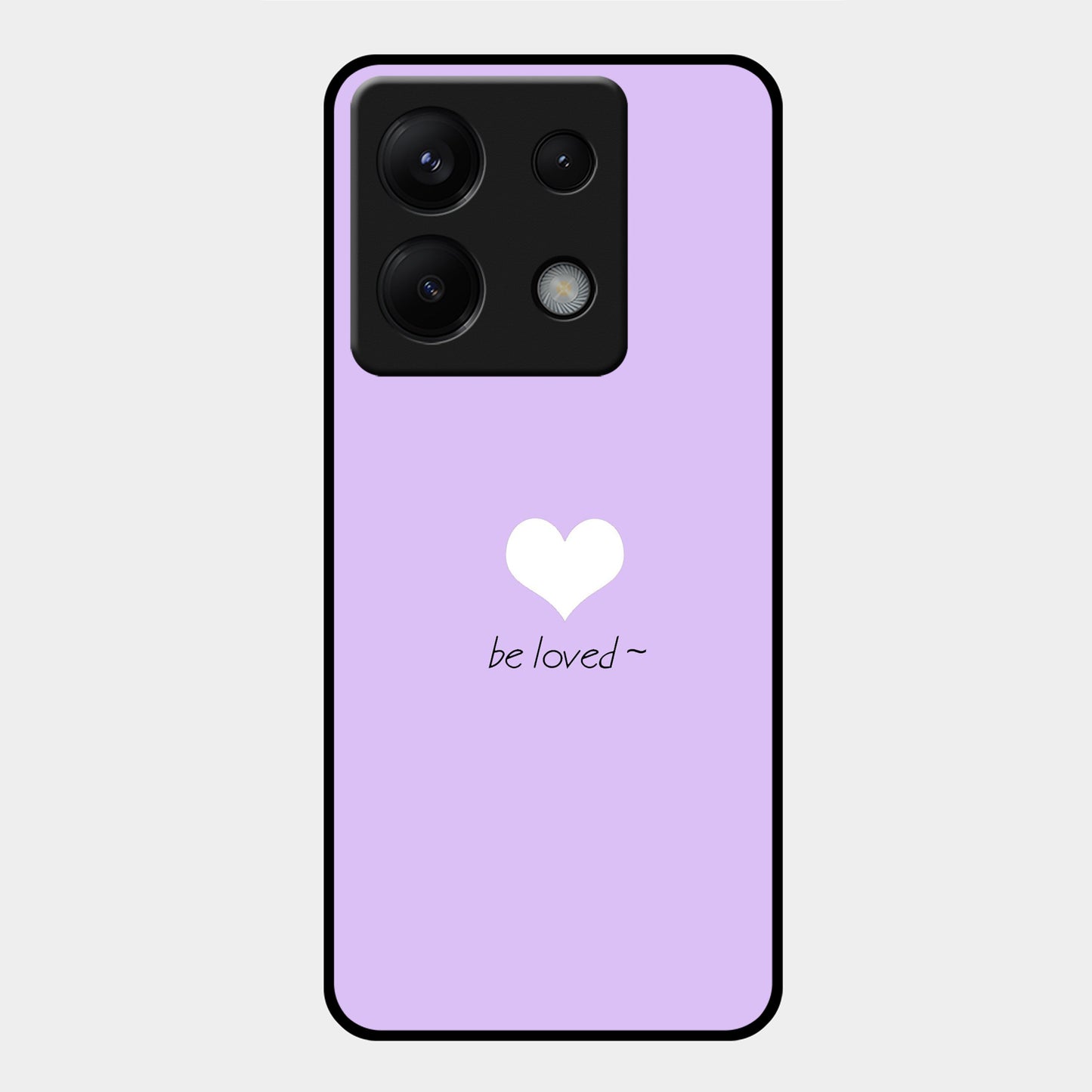 Be loved  Glossy Metal Case Cover For Redmi