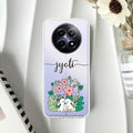 Cute Bunny Customize Anti Yelllow Case V2 For Realme 14 Pro Lite 5G
