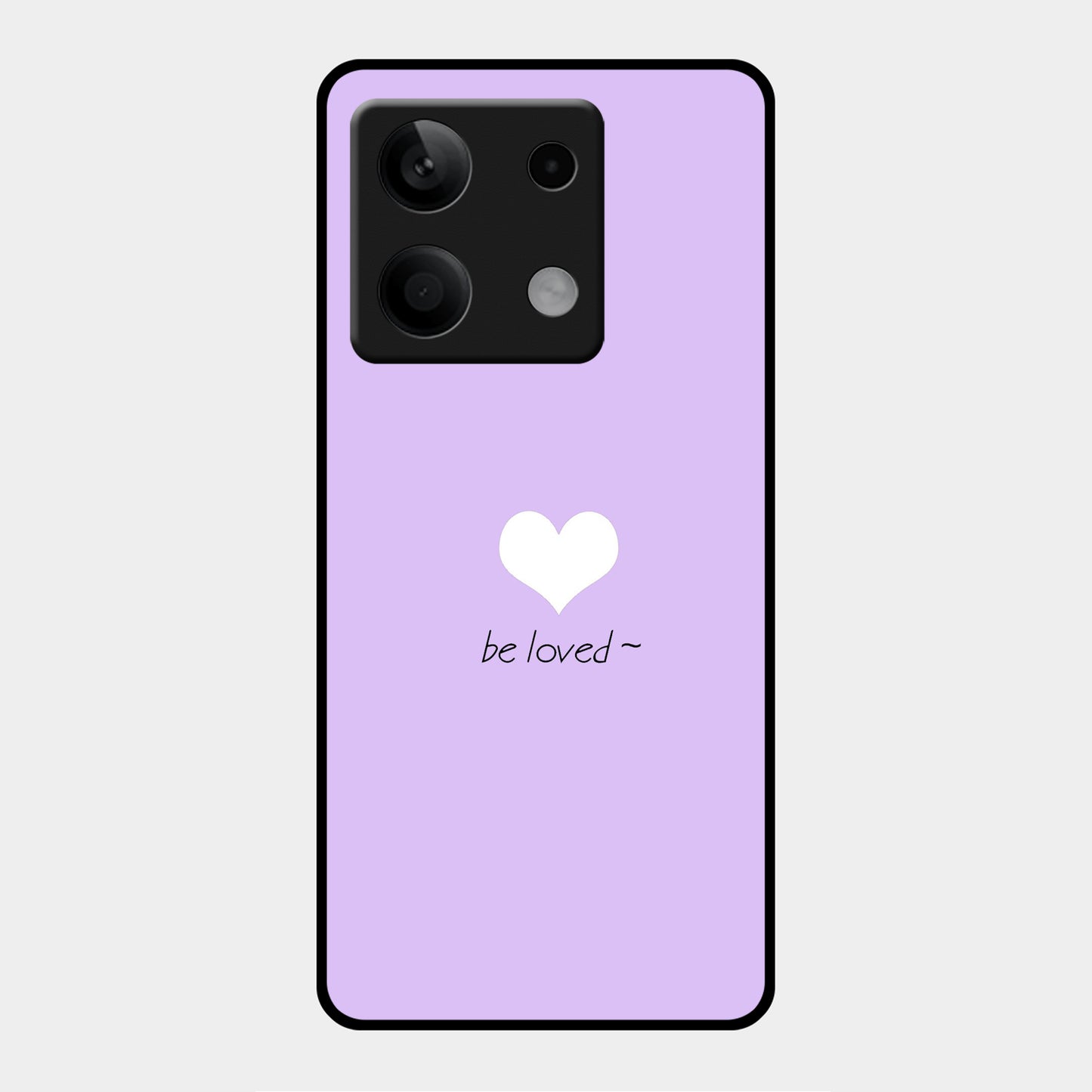 Be loved  Glossy Metal Case Cover For Redmi