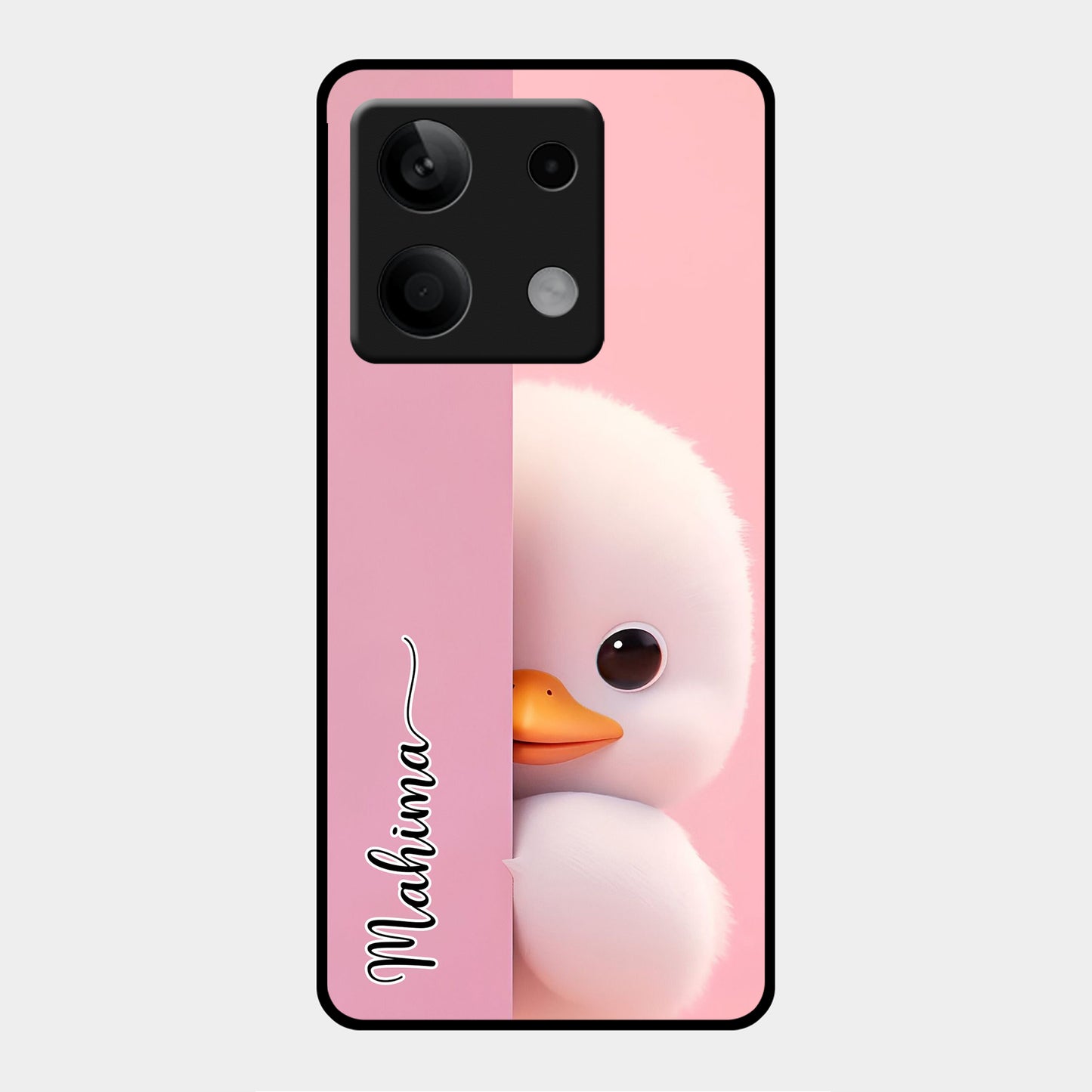 Baby Duck Glossy Metal Case Cover For Redmi