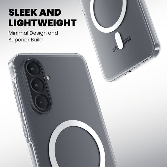 Anti Yellow Magsafe Clear Case for Samsung Galaxy A56 5G