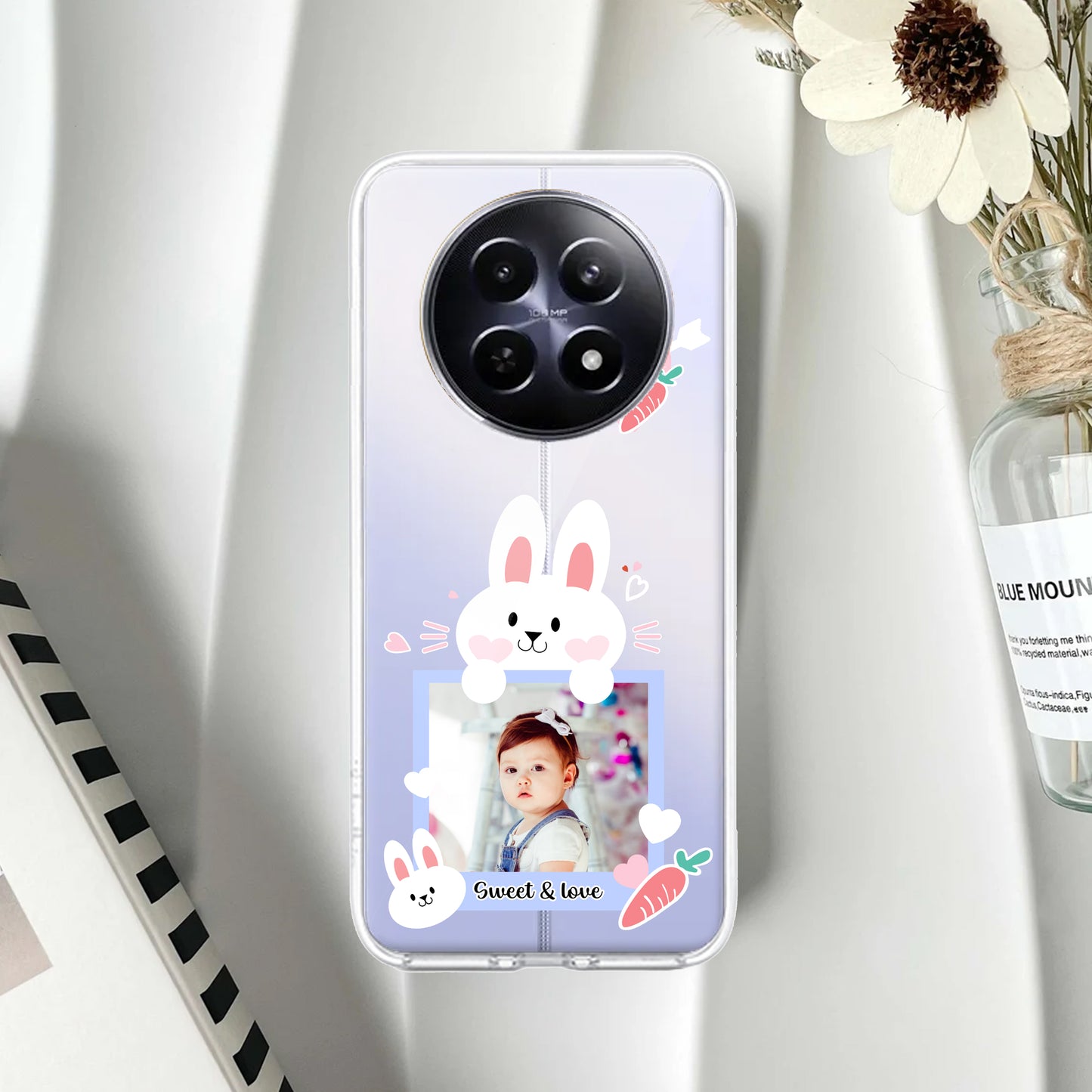 Customize Photo Transparent Silicon Case For Realme/Narzo