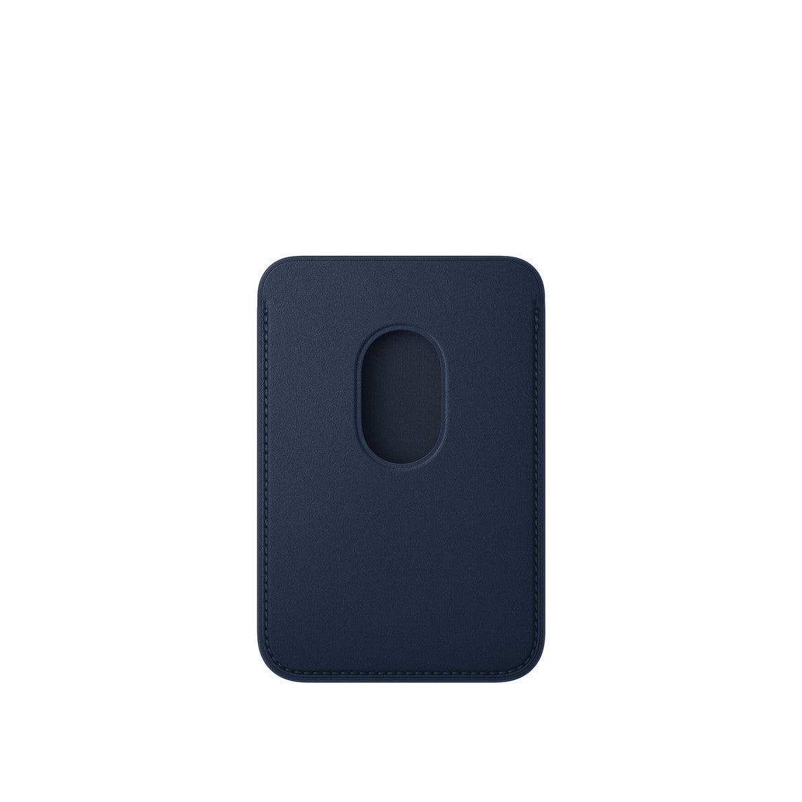 Signature Leather MagSafe Wallet for iPhone (Deep Blue)