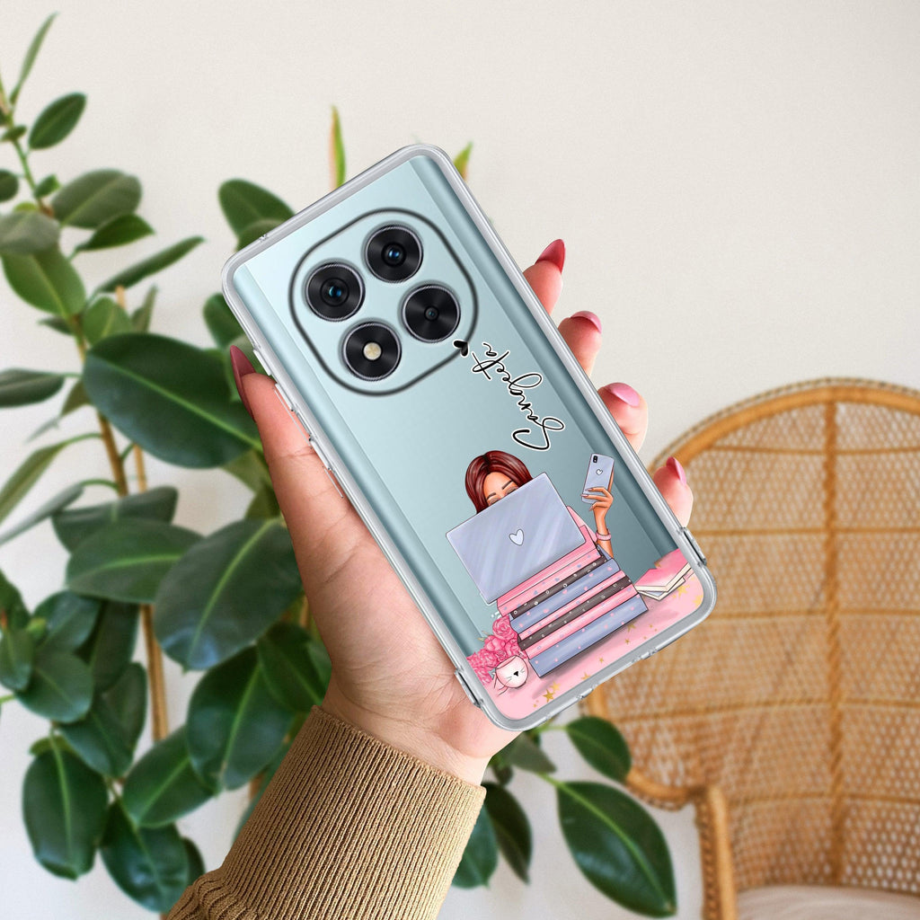 Lady Planner Customize Transparent Silicon Case For Redmi 13 5G