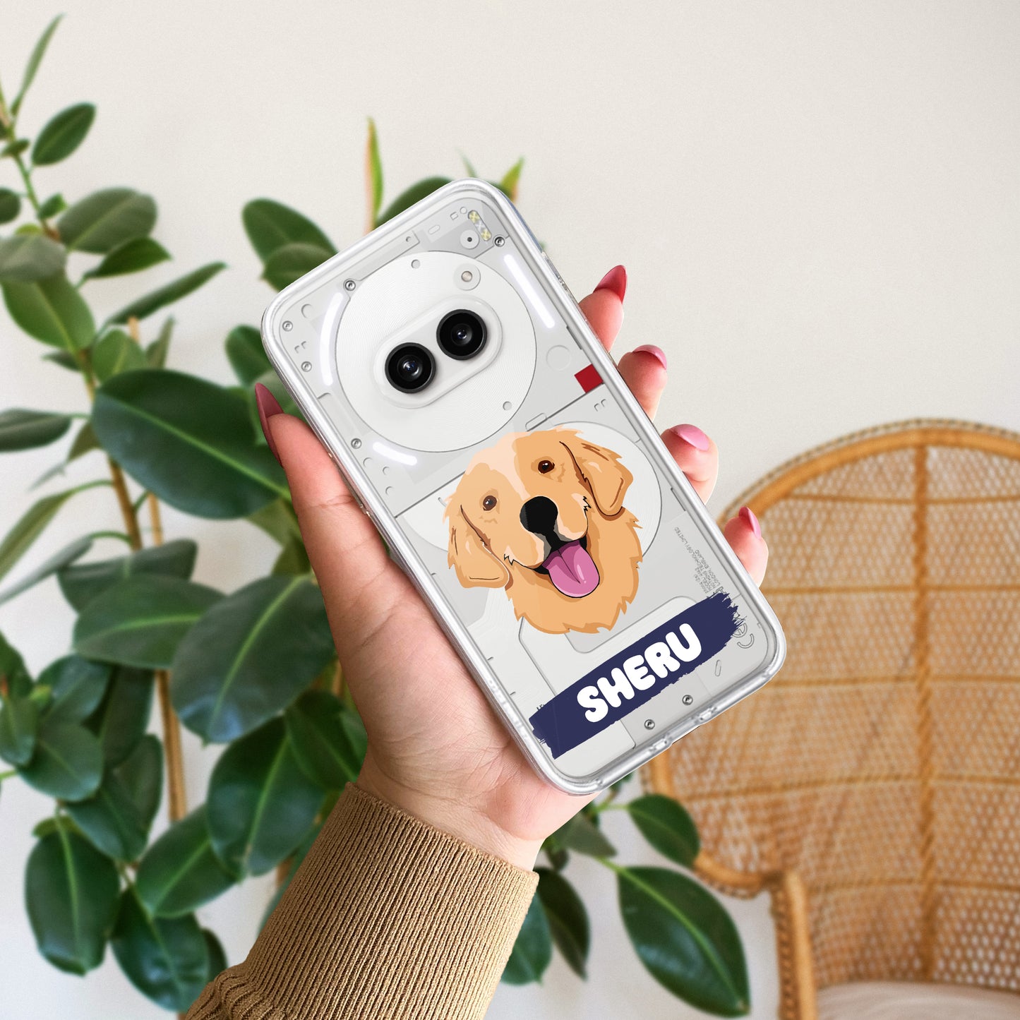 Dog Lovers Customize Transparent Silicon Case For Nothing