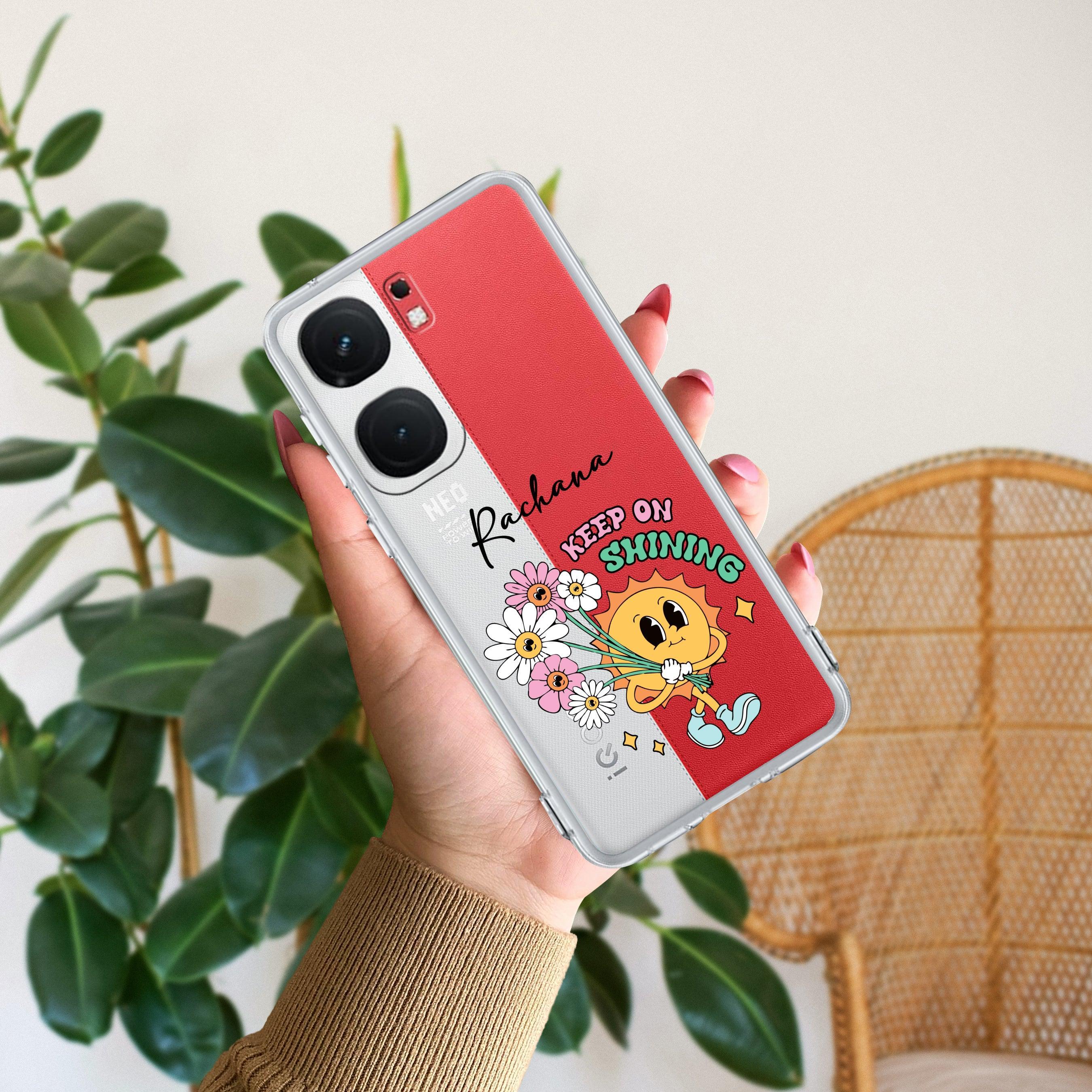Keep Shining Customize Transparent Silicon Case For iQOO Z7 Pro 5G