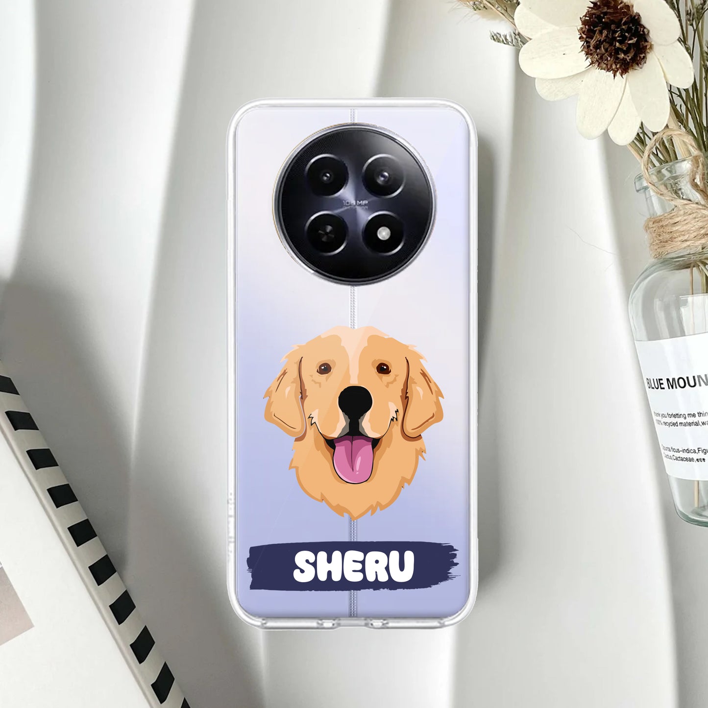 Dog Lovers Customize Transparent Silicon Case For Realme/Narzo