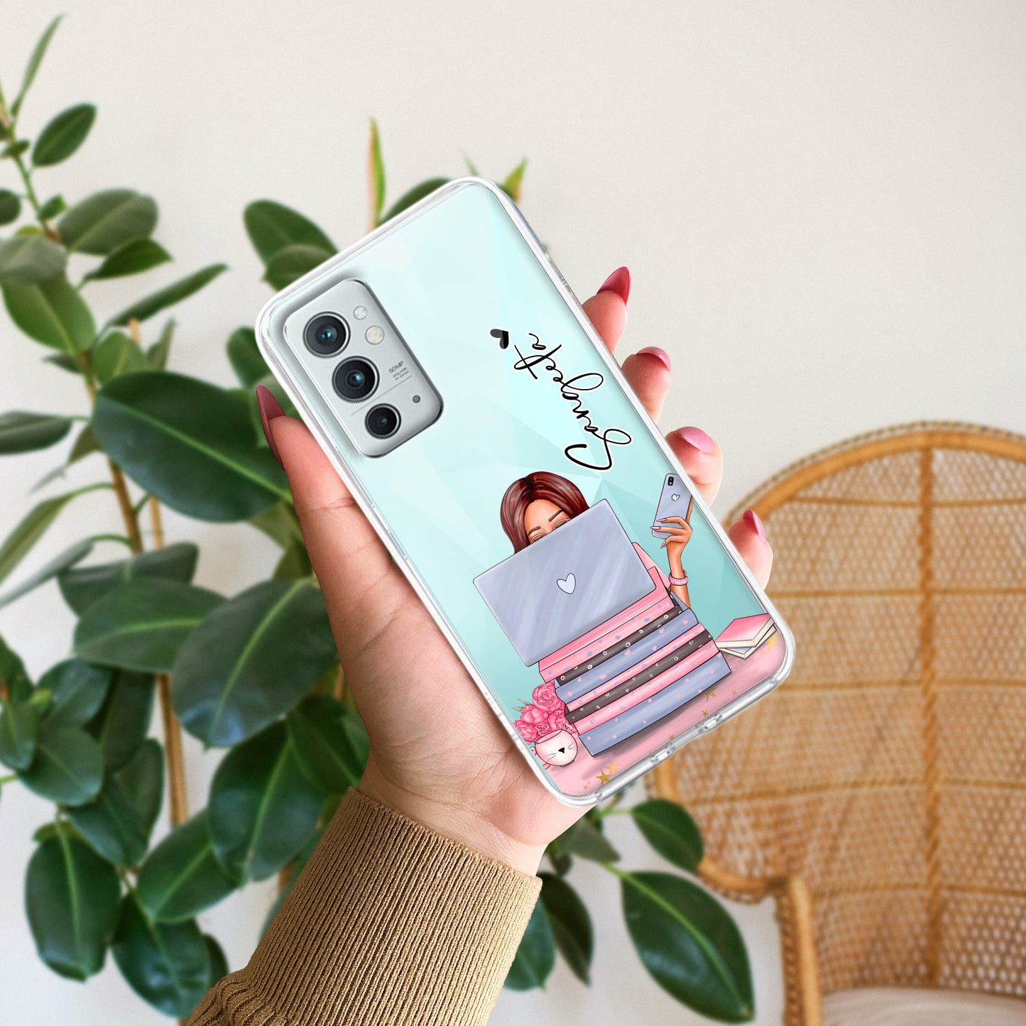 Lady Planner Customize Transparent Silicon Case For OnePlus